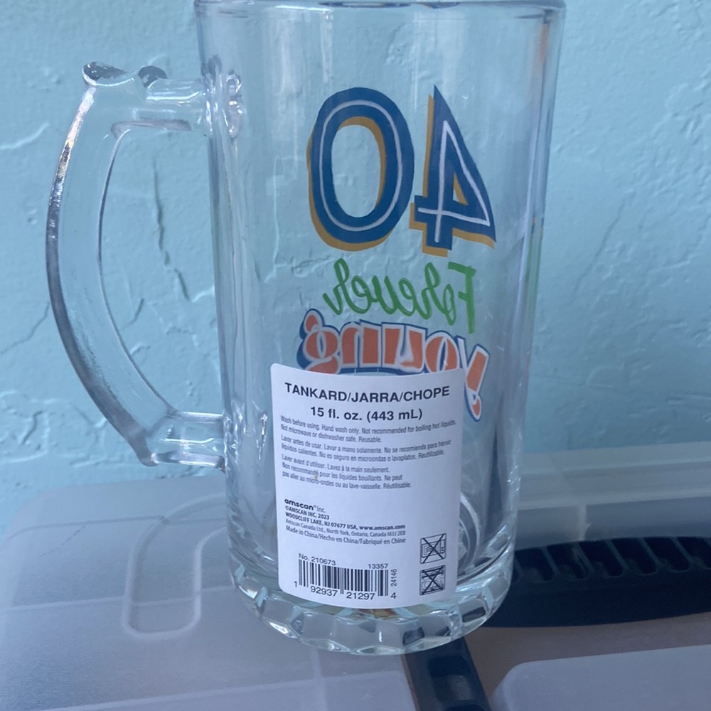 Glass mug - Picture 2 of 2